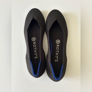 Rothy’s Black Rounded Toe Ballet Flat Size 7.5